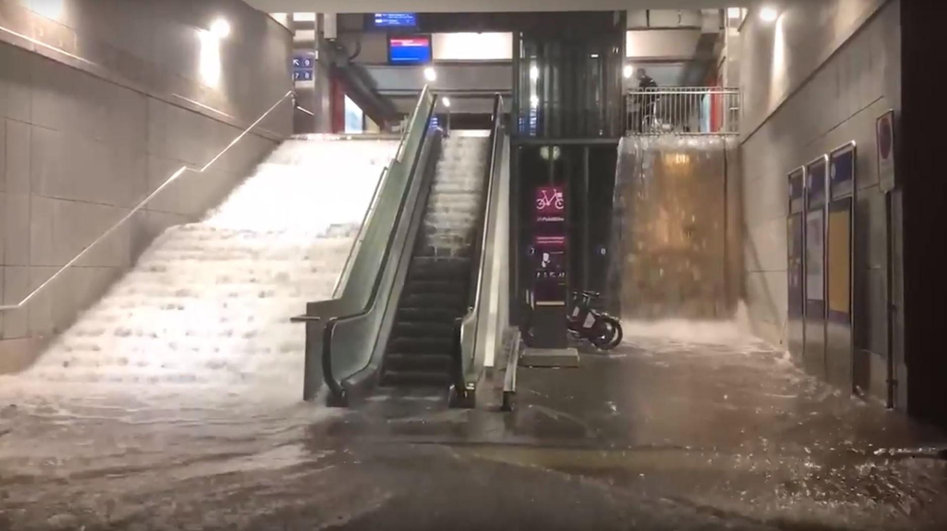 Überschwemmung Lausanne, 11. Juni 2018