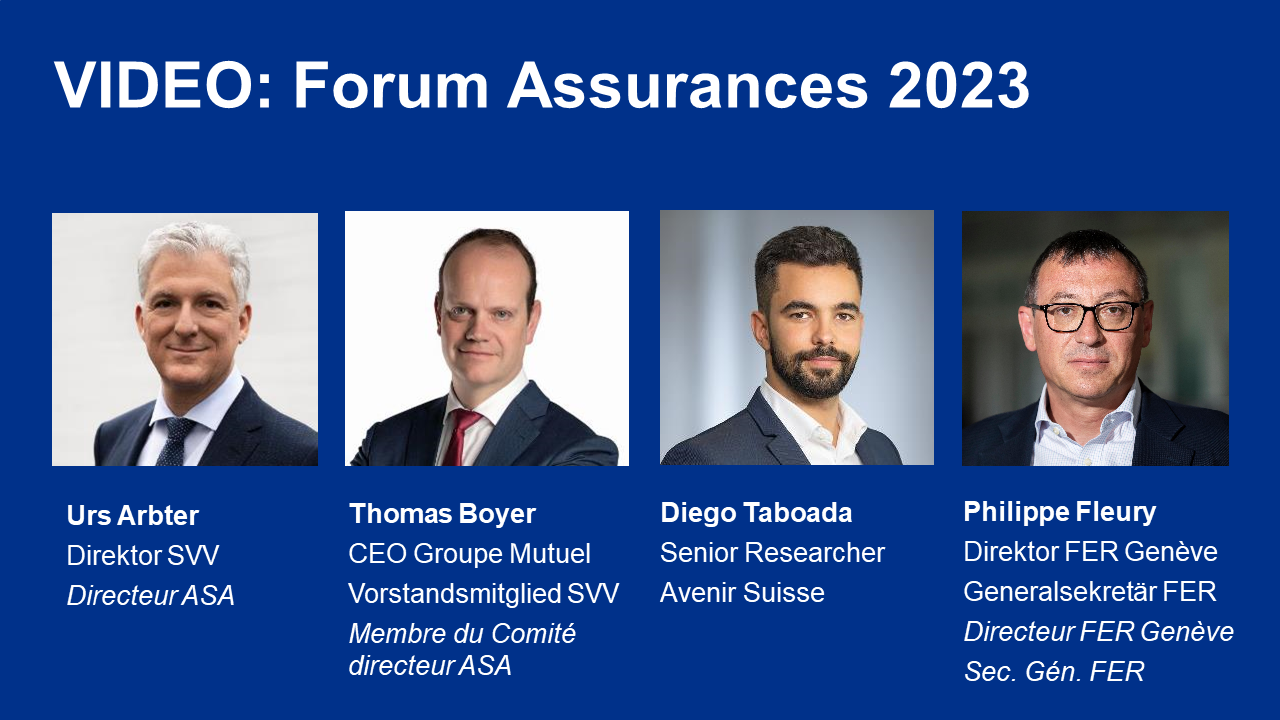 Forum Assurances Video Panel
