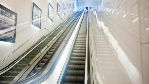 Rolltreppe St. Moritz