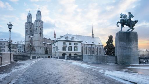 Zürich im Winter